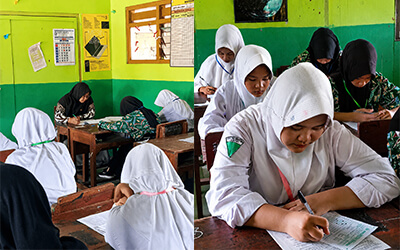 MTs. Falakhiyah Jampet Gelar ASAT 2025–2026, Kepala Madrasah Tekankan Kejujuran dan Prestasi